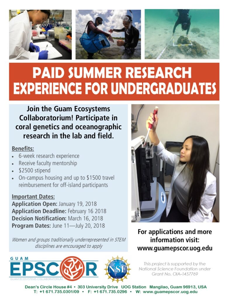 guam epscor sre 2018