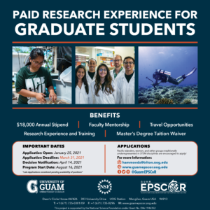 EPSCoR Flyer GRA 2021 Final Social Media Square 020121