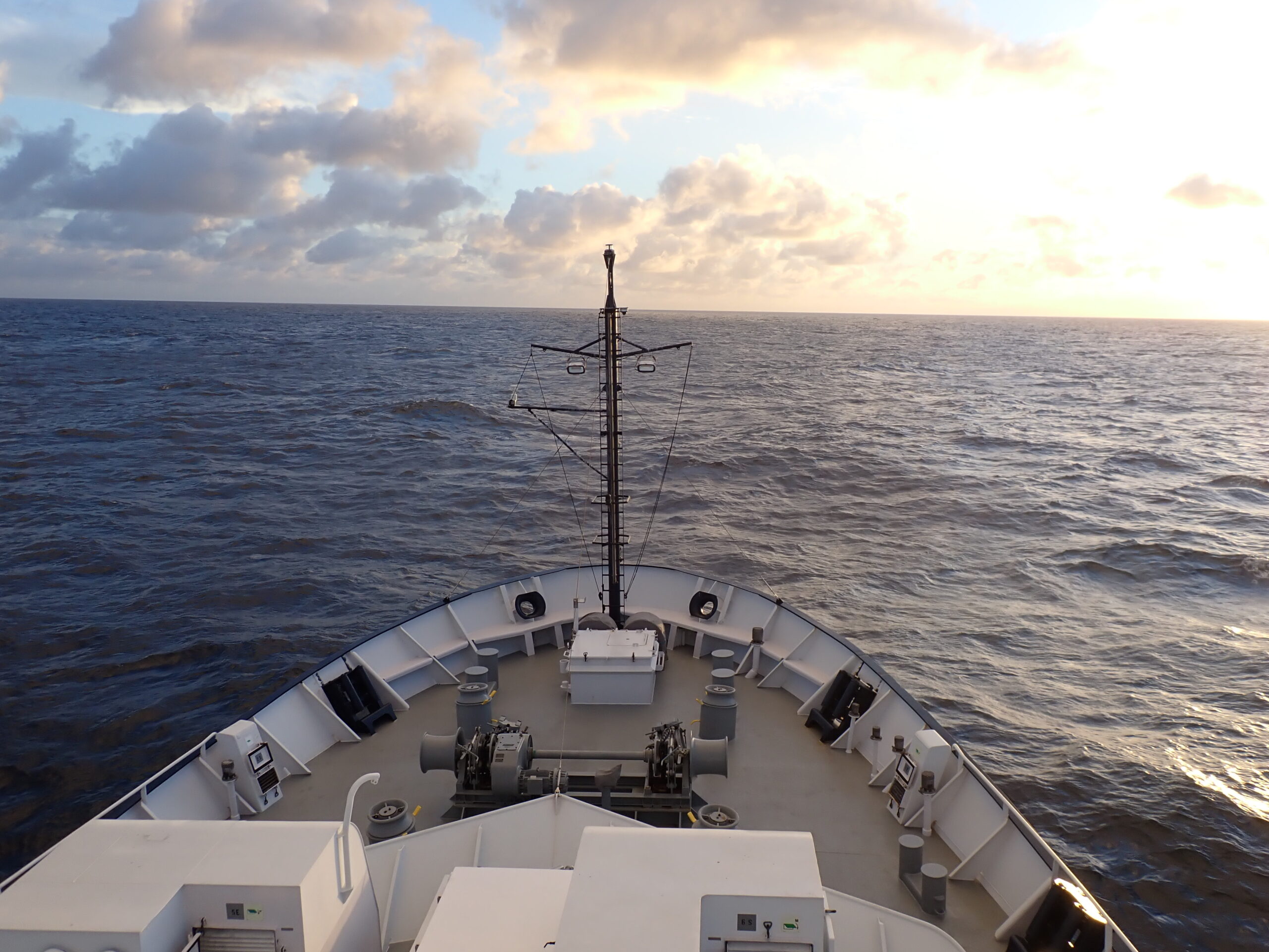 As part of the Artist-at-Sea program, Sartor worked with researchers onboard research vessel Falkor.