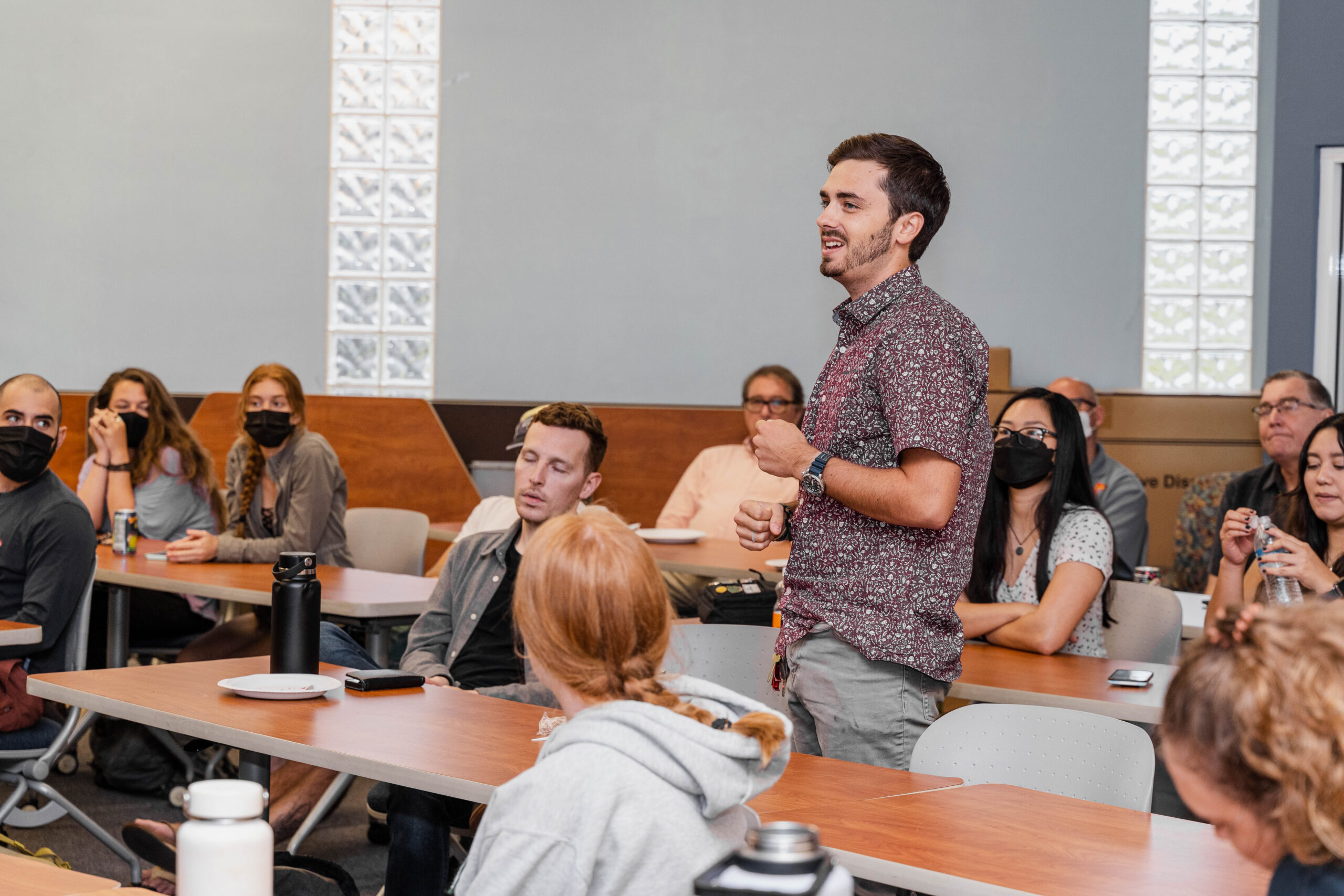 “This program is such a great opportunity, especially for master’s students,” said Garret O’Donnell, a new graduate research assistant. “It’s very well-funded compared to a lot of master’s programs. When it comes to other universities, sometimes students would have to pay for their positions, so it’s helpful to have a salary on top of my tuition coverage that allows me to do this.”