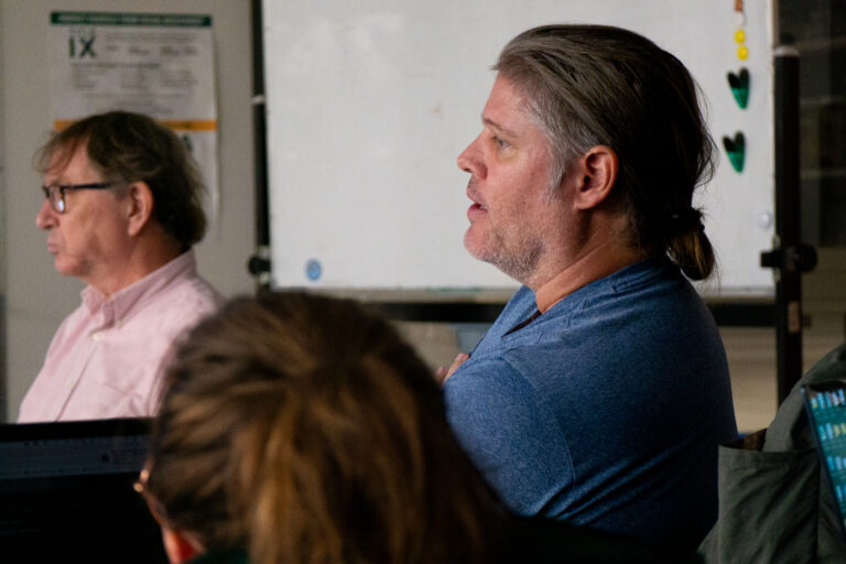 Guam NSF EPSCoR Biorepository Research Associate Dave Burdick during the visit with TUBRI.