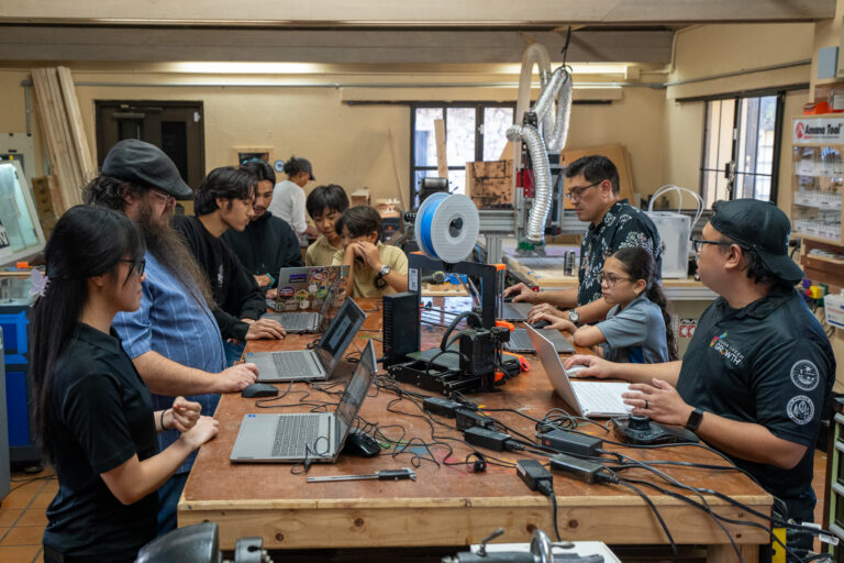 The Guam Green Growth Circular Economy Makerspace and Innovation Hub hosts regular workshops in their space in Hagåtña which include 3D printing, weaving, textiles, sewing, laser cutting and more. Full workshop schedules can be found on guamgreengrowth.org.