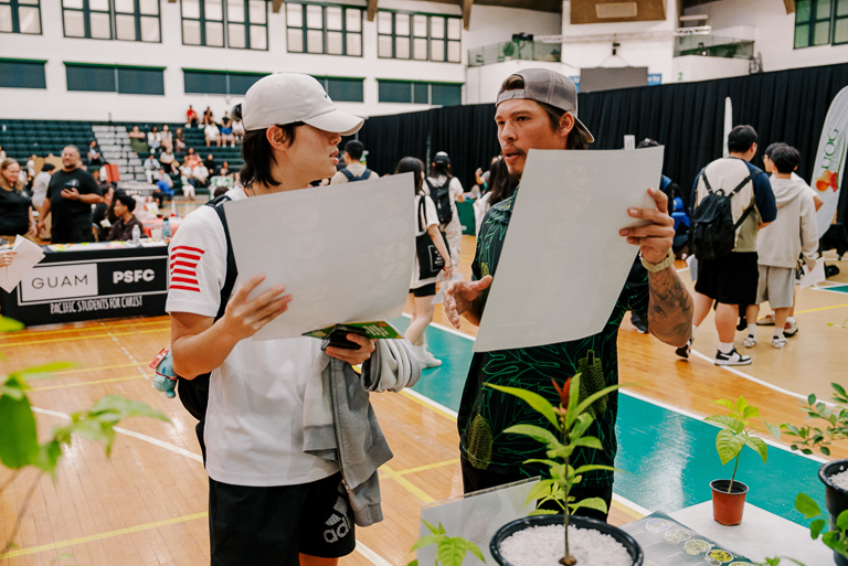 Students had hands-on exposure to many native plants through the presentations from the UOG CIS and Sea Grant Natural Resources Division and members its Island Conservation Lab.