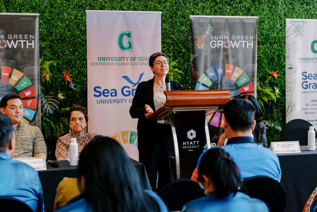 Miriam Goldstein, Ph.D. speaks during a CIS2026 press conference.