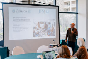 Dr. Bastian Bentlage presents at Guam NSF EPSCoR ECORE Research Grant Workshop