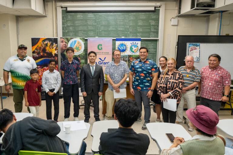 The overall winners of the Island Wide Science Fair were announced at the end of the day-long event at the University of Guam Science Building.  Public, private, charter and DoDea schools were all represented during the event which welcomed over 300 participants this year. 